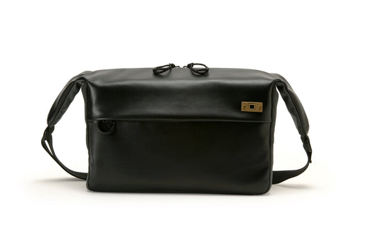 ACAM-BS0002 BKGY, Basalt-Schultertasche, schwarz/grau