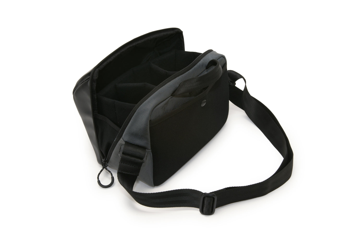 ACAM-BS0003 BKGY, Basalt-Slingtasche, schwarz/grau