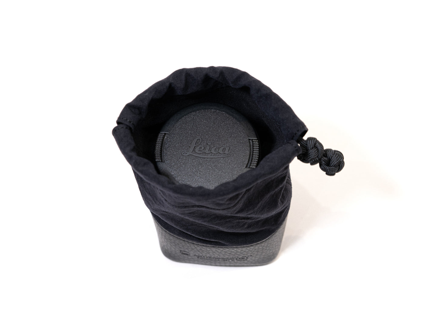 ACAM-LP140, Objektiv-Tasche aus Echtleder und Textilgewebe, Größe M