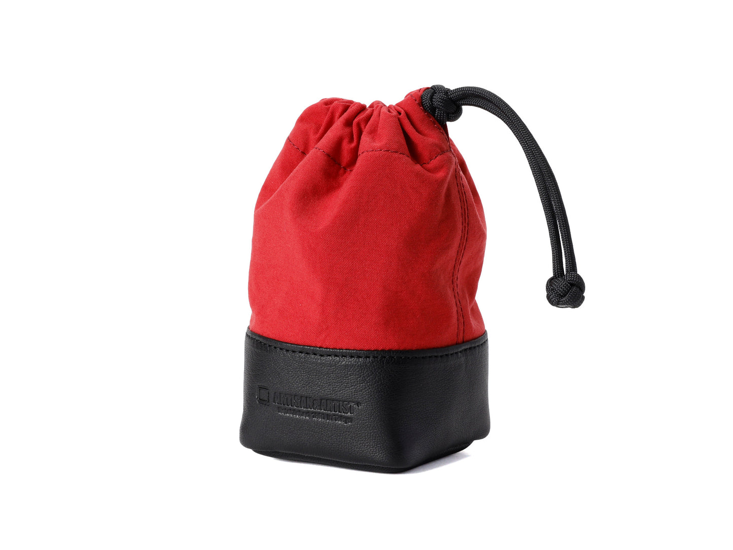 ACAM-LP140, Objektiv-Tasche aus Echtleder und Textilgewebe, Größe M