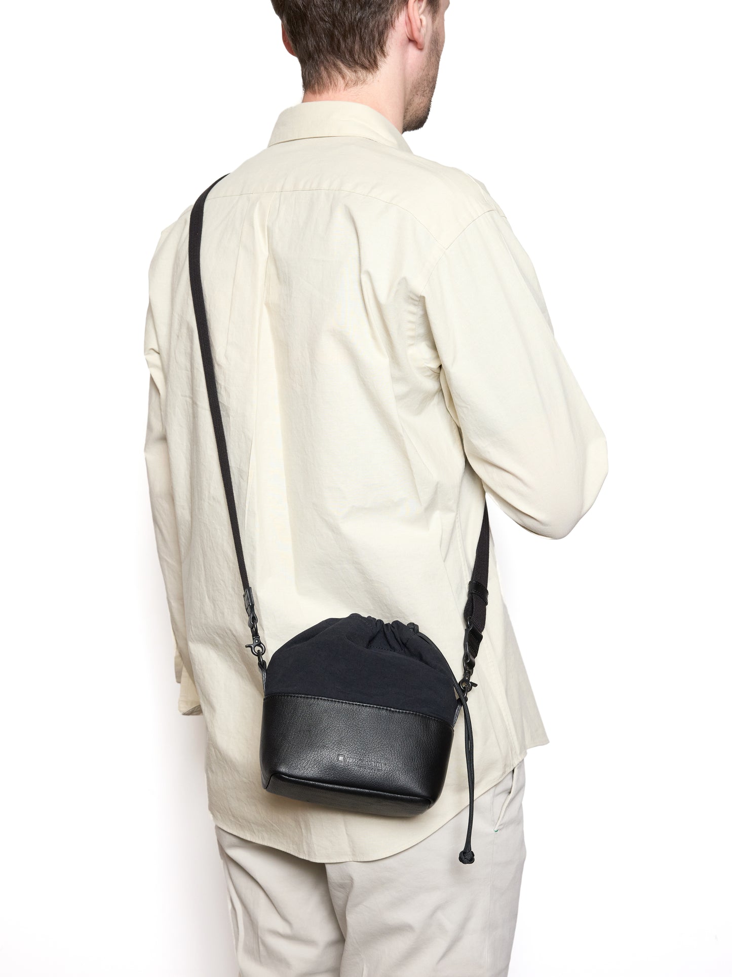 ACAM-CP210 Kameratasche aus Leder/Stoff-Kombination