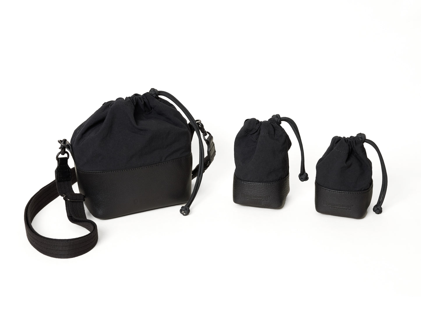 ACAM-CP210 Kameratasche aus Leder/Stoff-Kombination