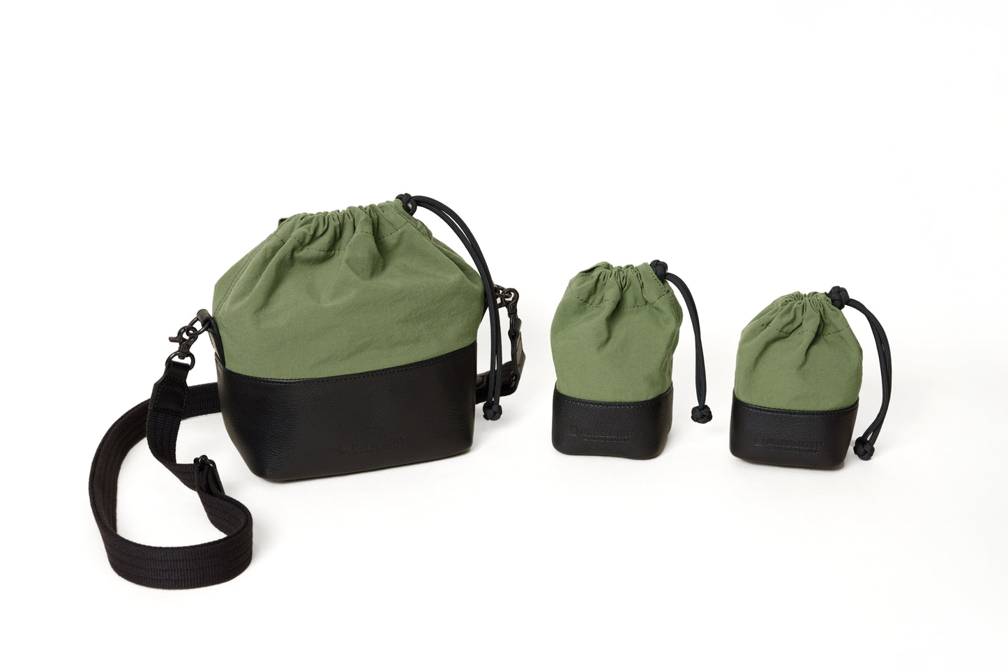ACAM-CP210 Kameratasche aus Leder/Stoff-Kombination