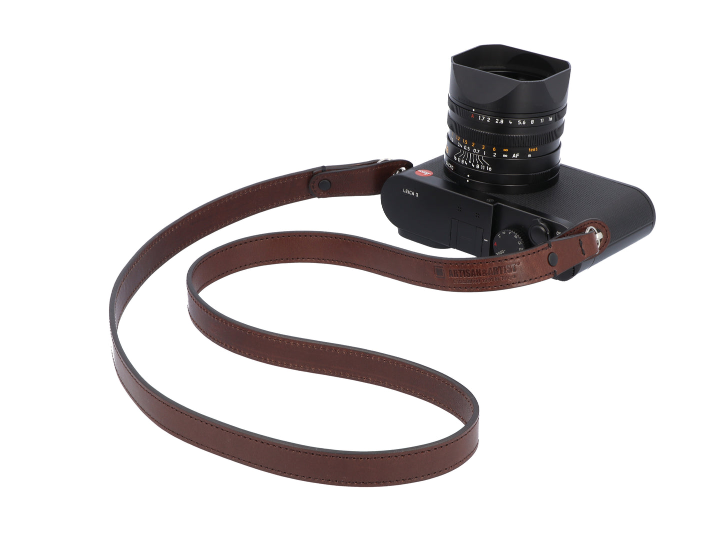 ACAM-287, Kameragurt aus Leder, Standardlänge