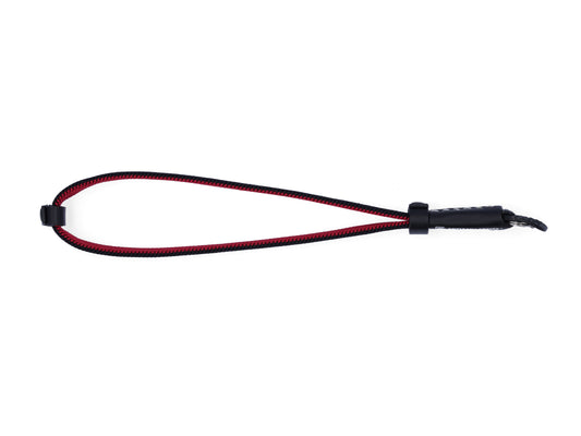 ACAM-313A BKRE, Handschlaufe, aus handgewebter Seide, schwarz-rot