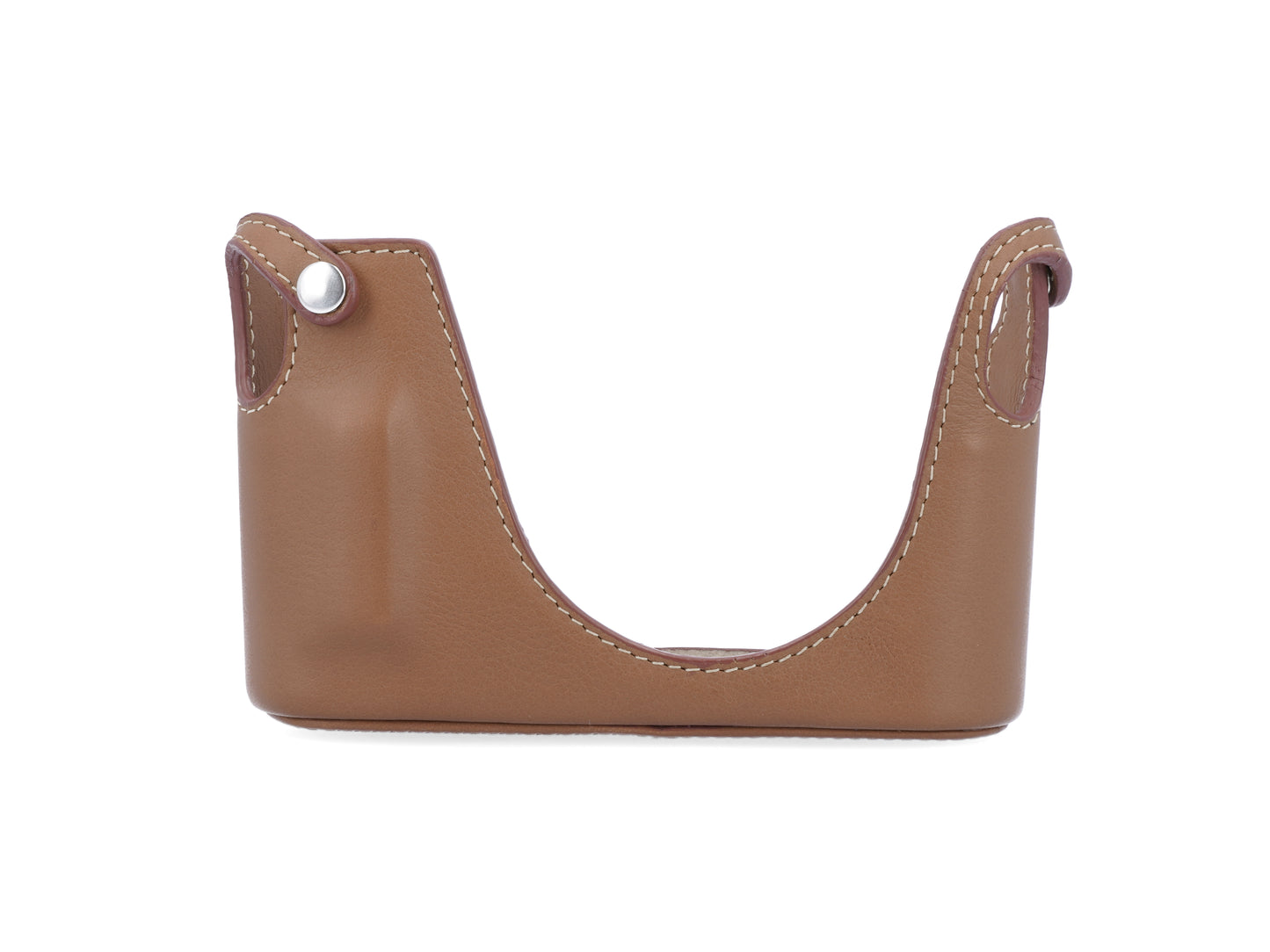 LMB-Q123 BLK, Leder-Halfcase, schwarz