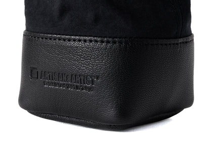 ACAM-LP140, Objektiv-Tasche aus Echtleder und Textilgewebe, Größe M